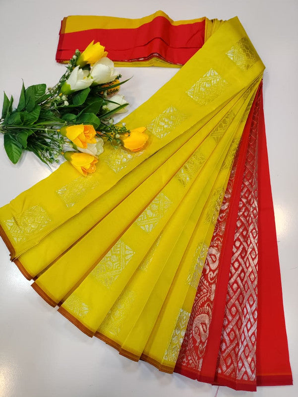 Silver Monica Saree