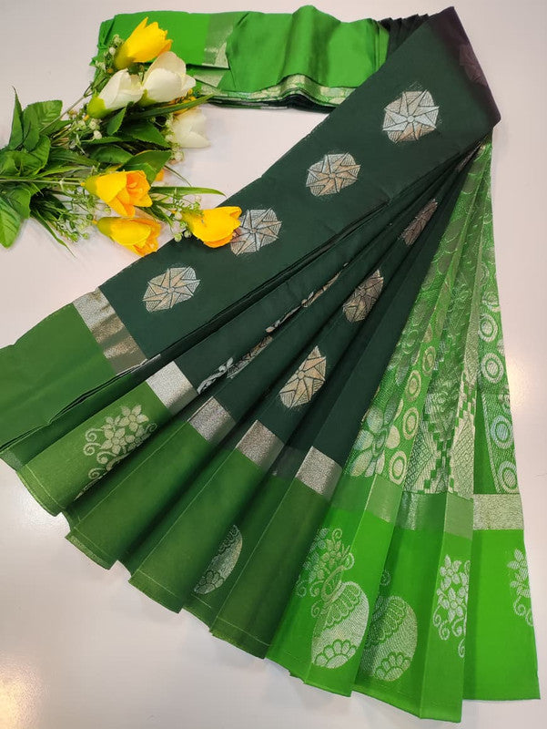 Silver Monica Saree