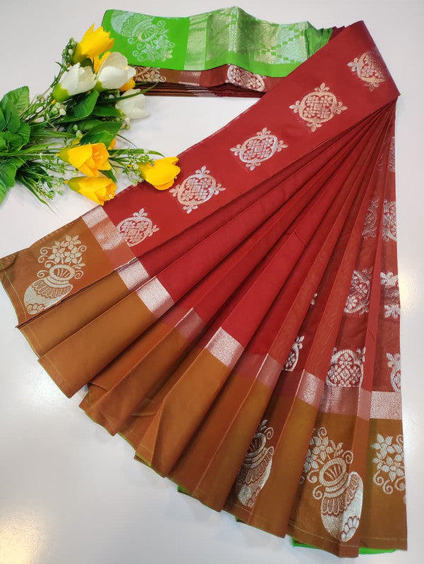 Silver Monica Saree