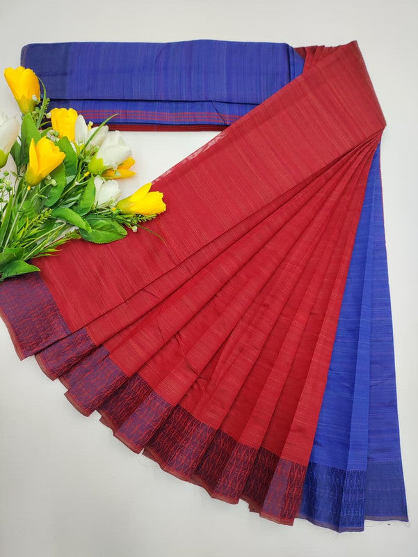Dyed Cotton Saree