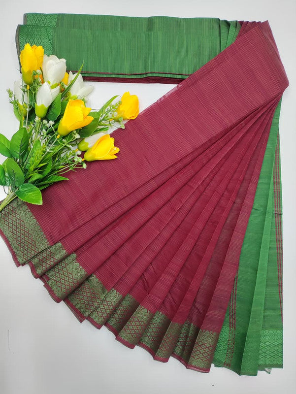 Dyed Cotton Saree