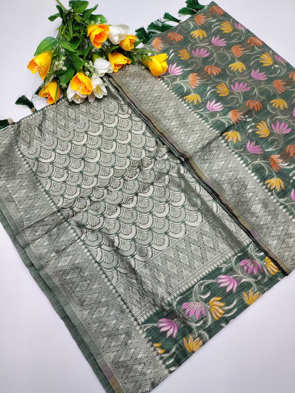 Tussar Cotton Saree