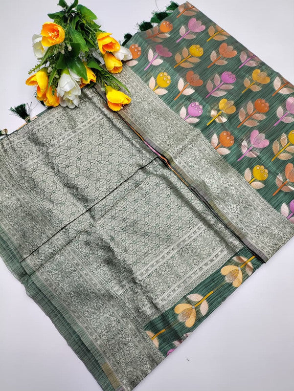 Tussar Cotton Saree