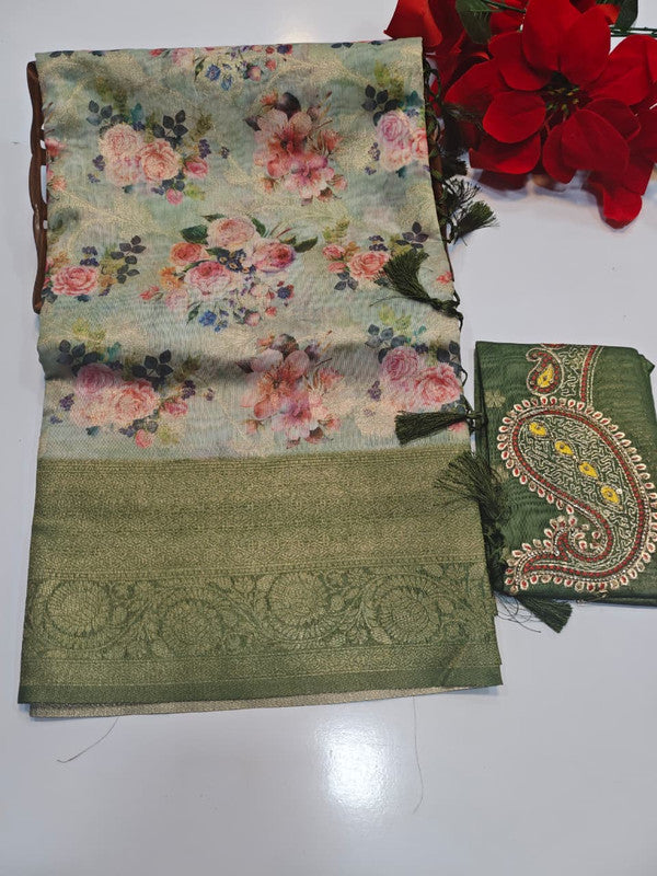 Fancy Saree (Work Blouse)