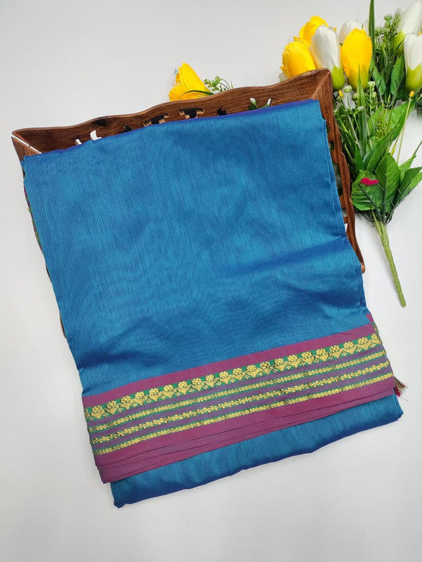 Plain Cotton Saree