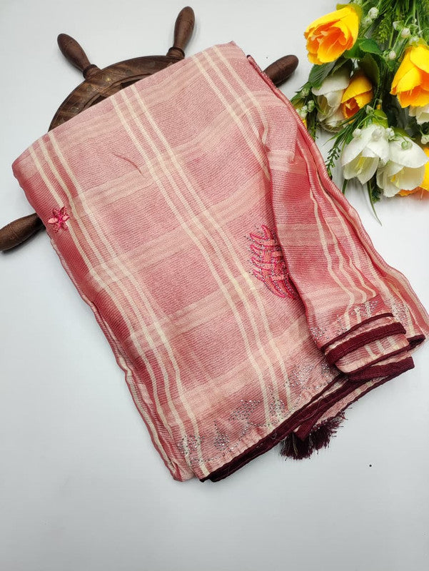 Fendy Space silk(Fancy Saree Diwali Special)