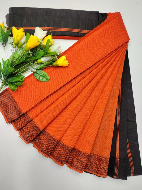 Dyed Cotton Saree