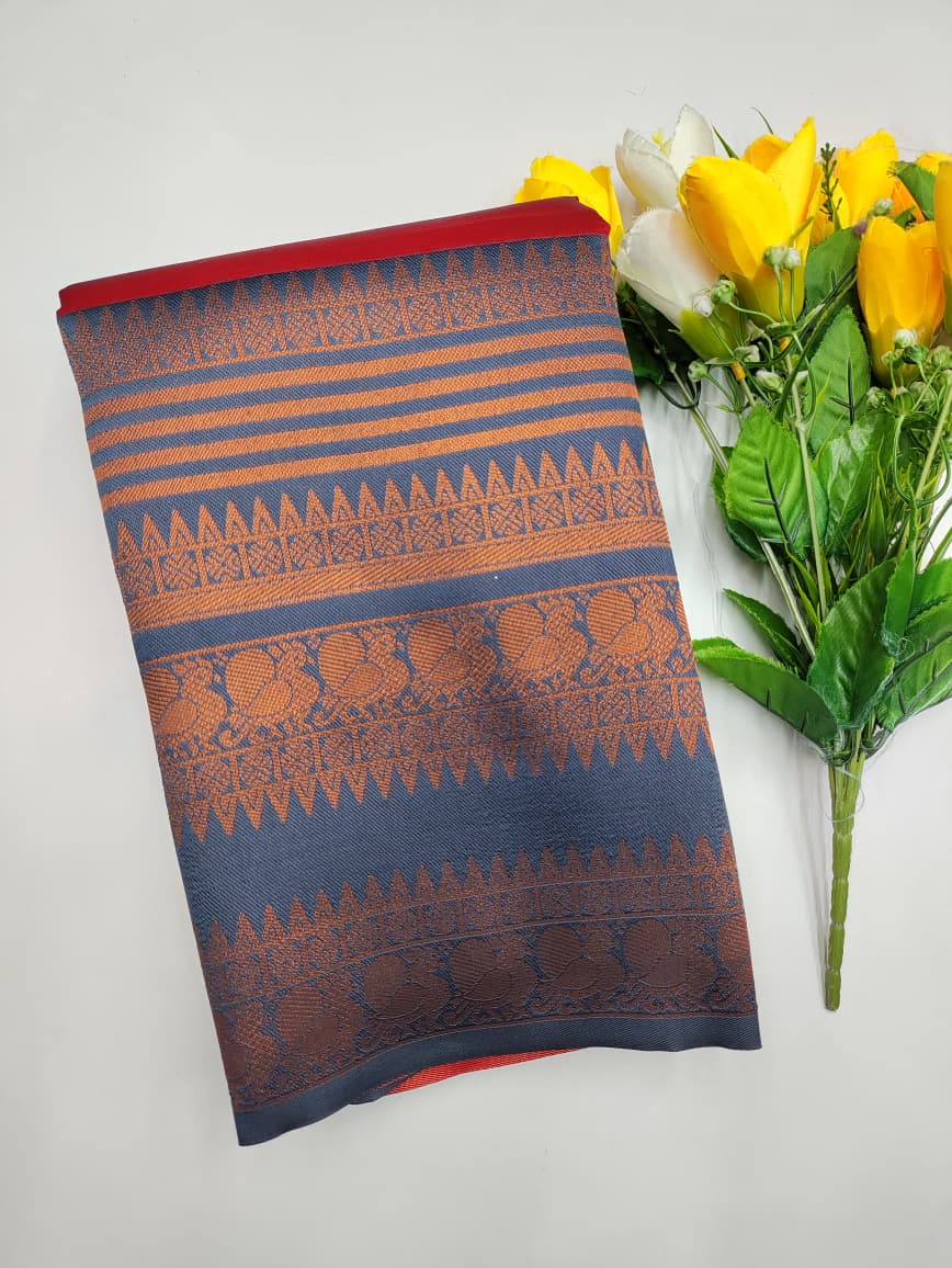 Ramya Pandian Saree(Red) 10 Days Prebooking