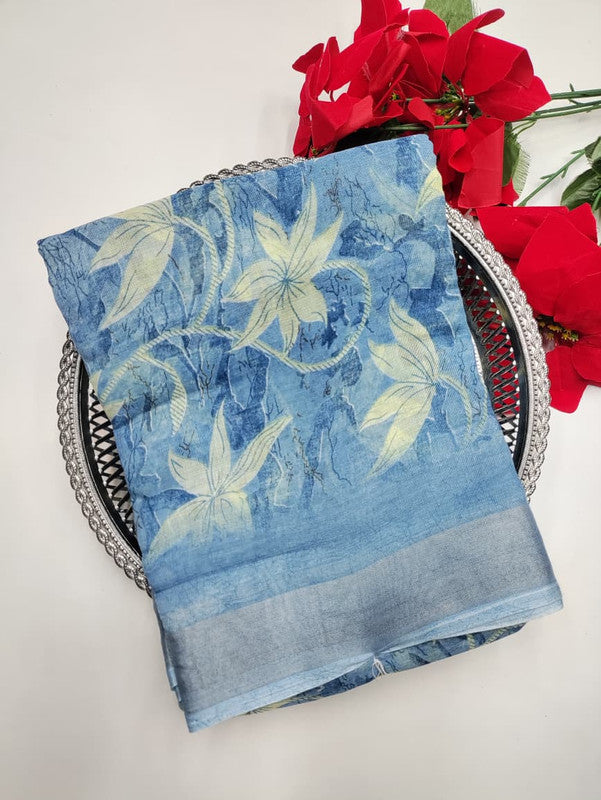 Soft Linen Saree(Diwali Collection)