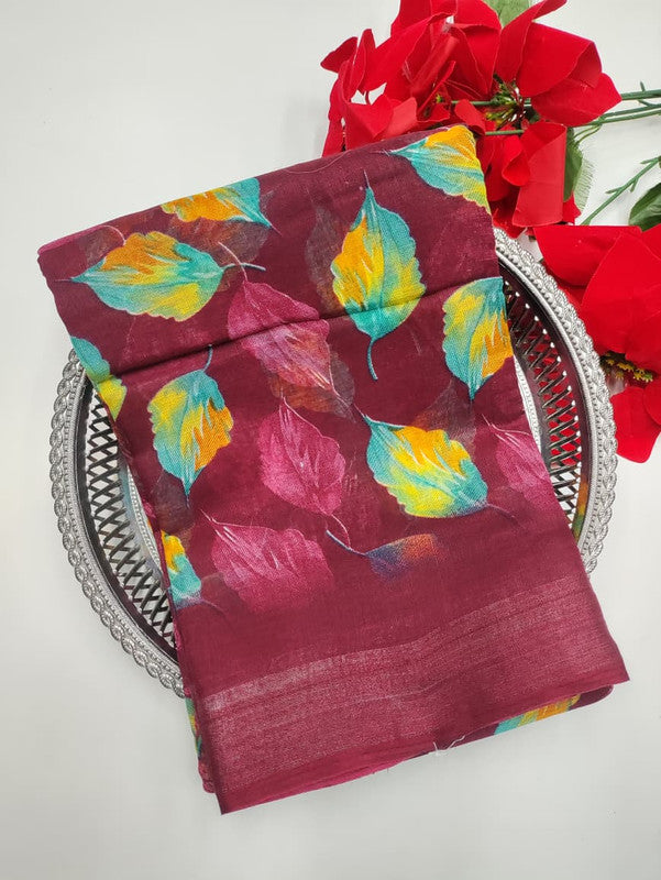 Soft Linen Saree(Diwali Collection)