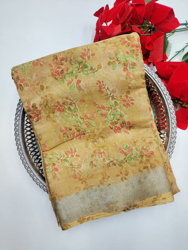 Soft Linen Saree(Diwali Collection)