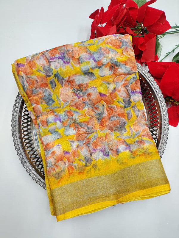 Soft Linen Saree(Diwali Collection)
