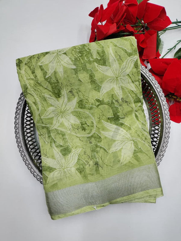 Soft Linen Saree(Diwali Collection)