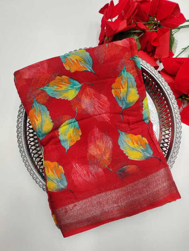 Soft Linen Saree(Diwali Collection)