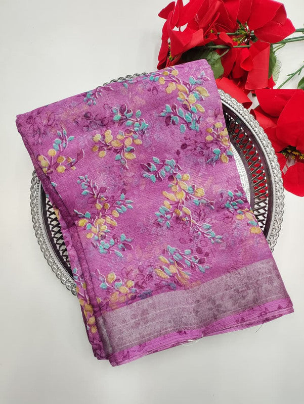 Soft Linen Saree(Diwali Collection)