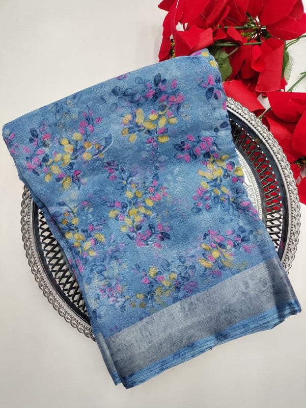 Soft Linen Saree(Diwali Collection)