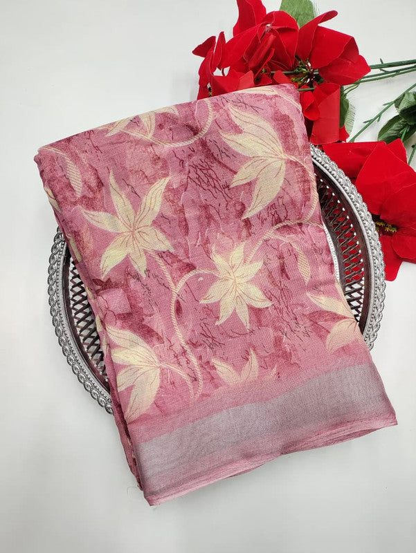 Soft Linen Saree(Diwali Collection)