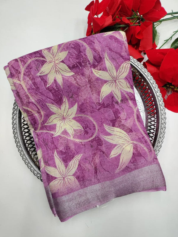 Soft Linen Saree(Diwali Collection)