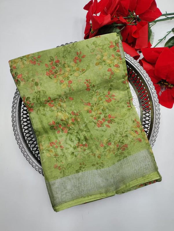Soft Linen Saree(Diwali Collection)