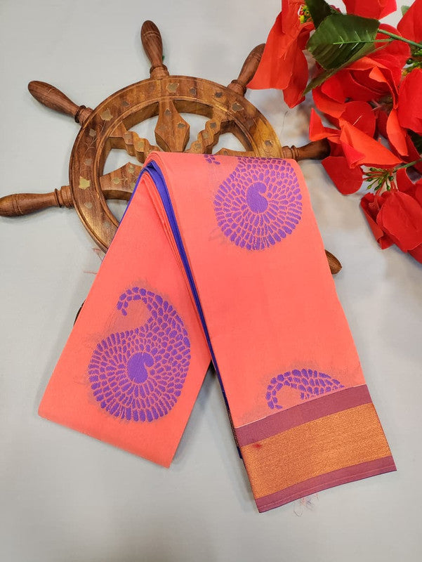 Silver Monica Saree