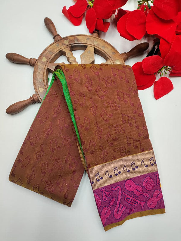 Silver Monica Saree
