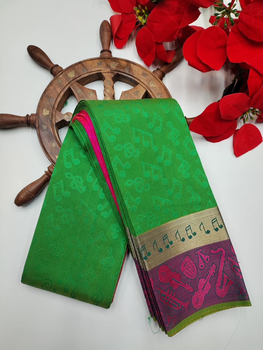 Silver Monica Saree