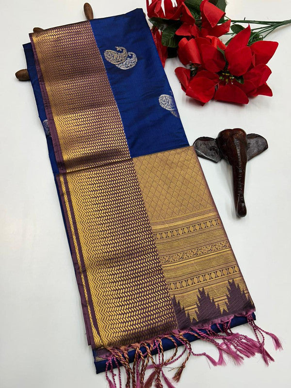 Semi Silk Saree(Diwali Offer)+Jute Bag Free