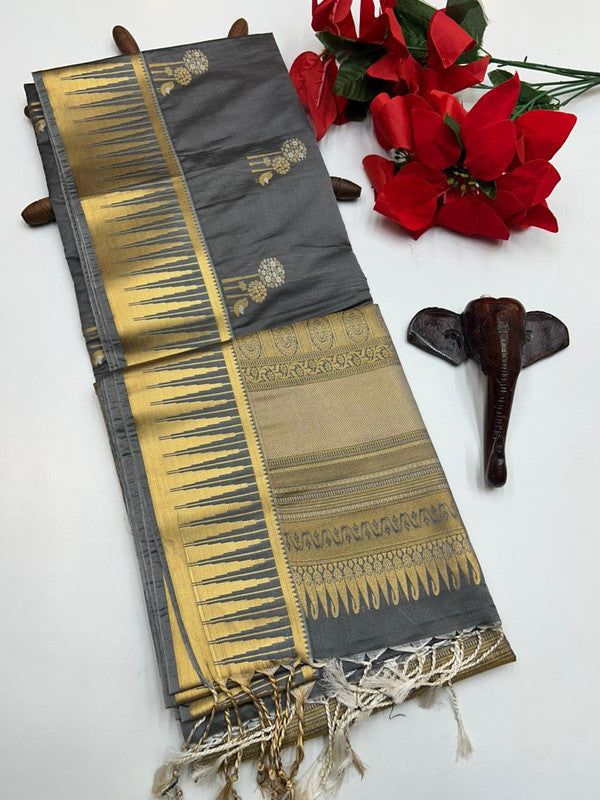 Semi Silk Saree(Diwali Offer)+Jute Bag Free