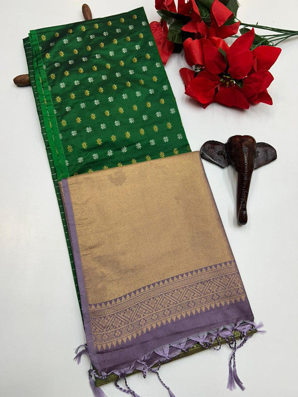 Semi Silk Saree(Diwali Offer)+Jute Bag Free