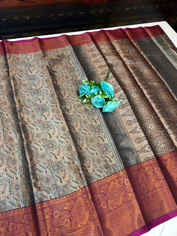 (Offer) Two Gram Tissue Saree