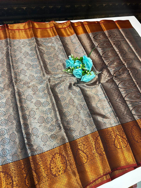 (Offer) Two Gram Tissue Saree