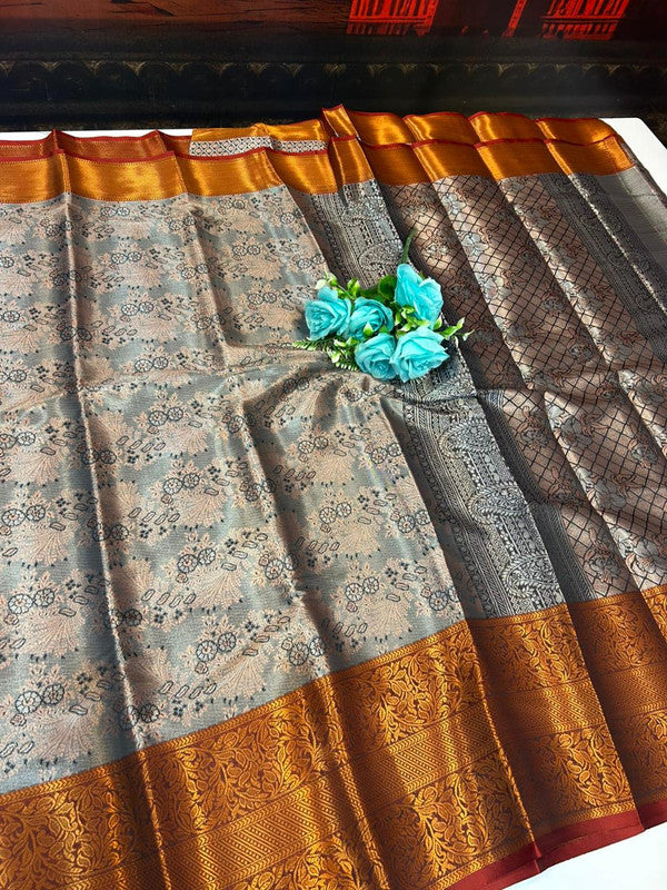(Offer) Two Gram Tissue Saree