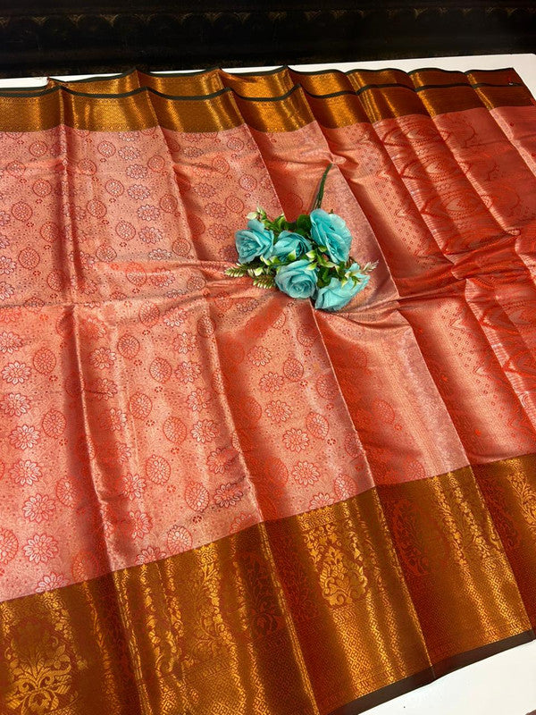 (Offer) Two Gram Tissue Saree