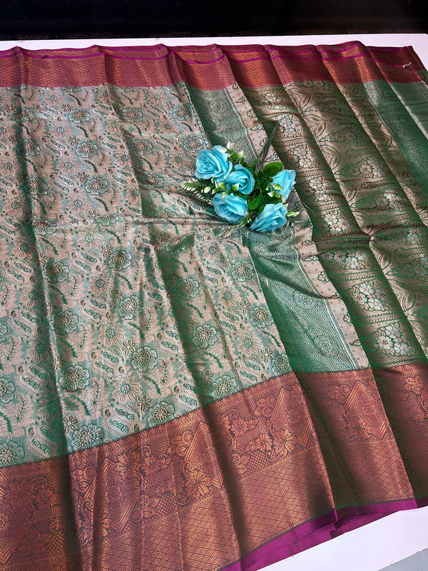 (Offer) Two Gram Tissue Saree