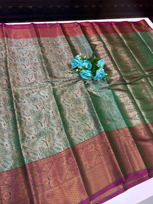 (Offer) Two Gram Tissue Saree