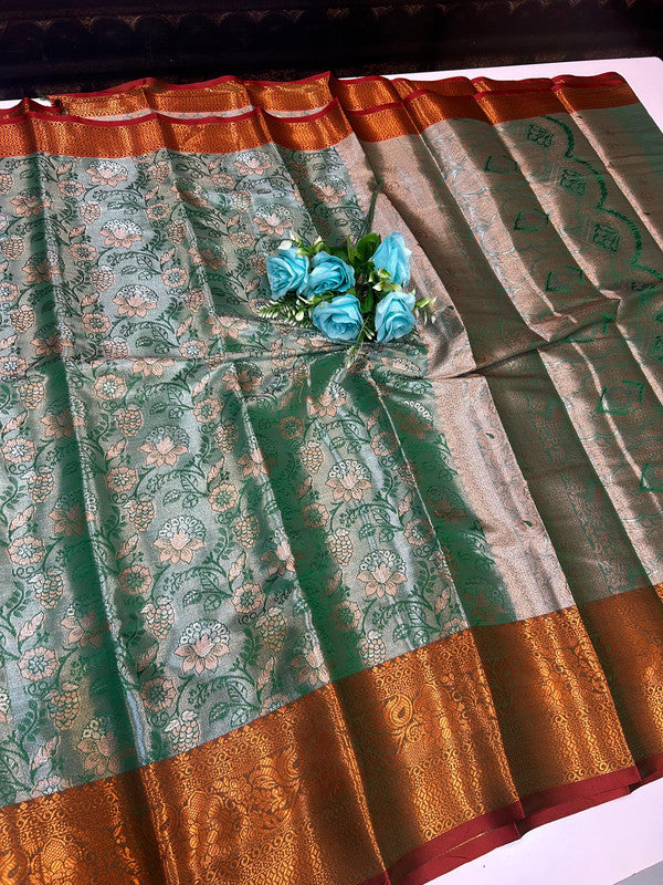 (Offer) Two Gram Tissue Saree
