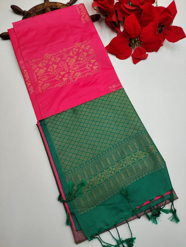Luxury Semi Silk Saree(Diwali sale) SE03