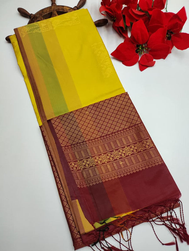Luxury Semi Silk Saree(Diwali sale) SE06
