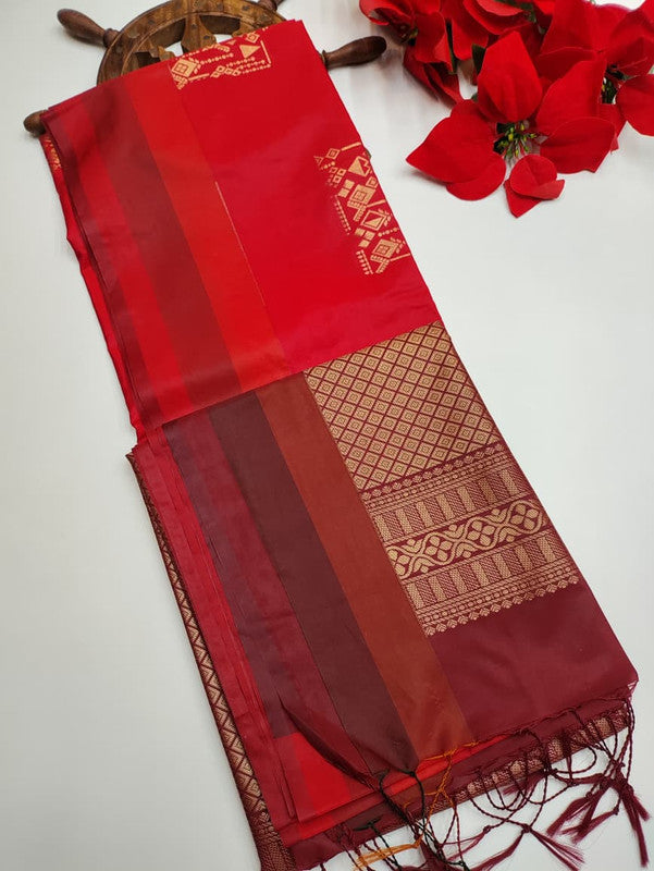 Luxury Semi Silk Saree(Diwali sale) SE10