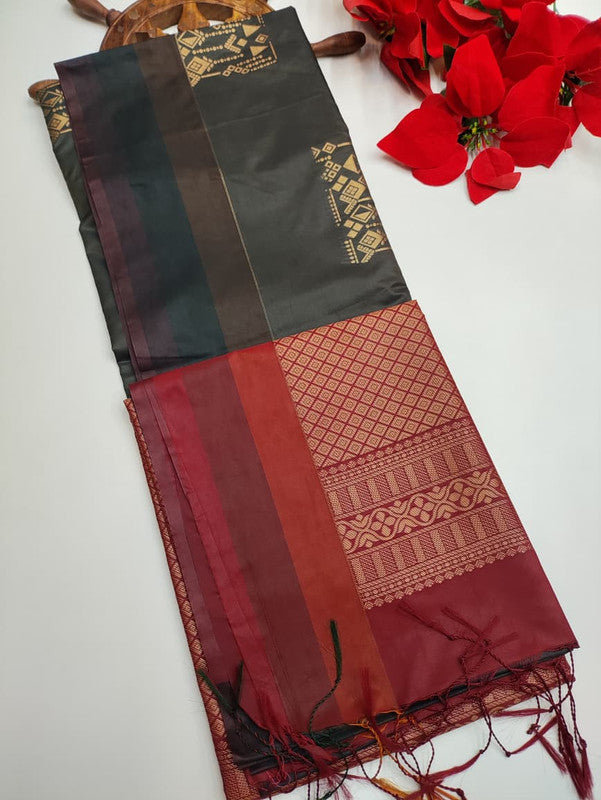 Luxury Semi Silk Saree(Diwali sale) SE13