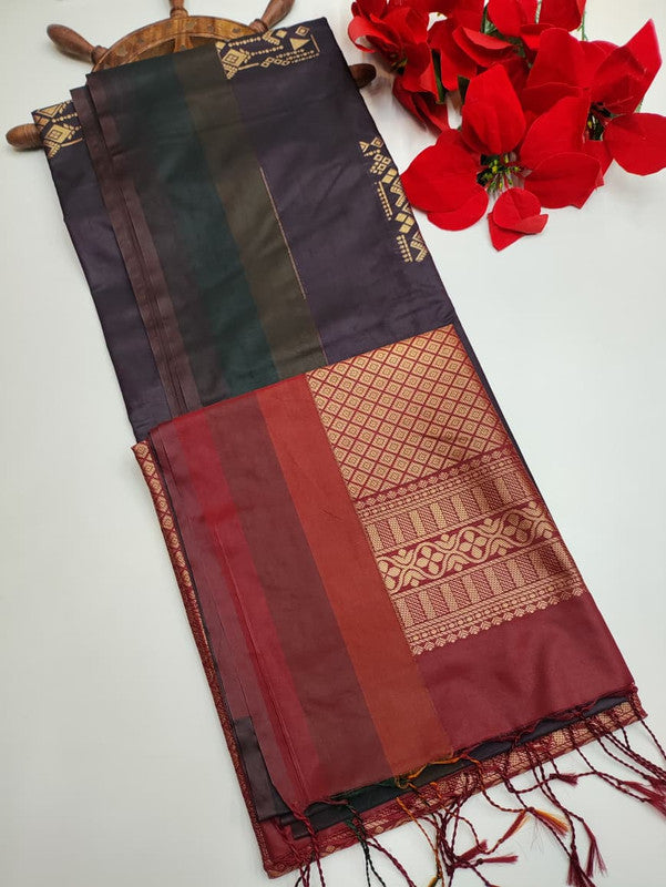 Luxury Semi Silk Saree(Diwali sale) SE15