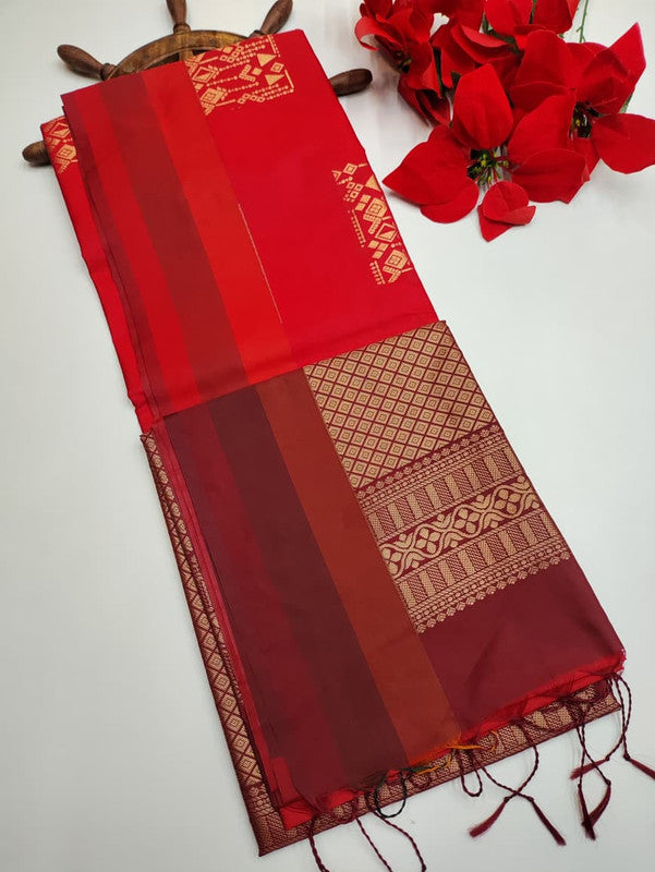 Luxury Semi Silk Saree(Diwali sale) SE16