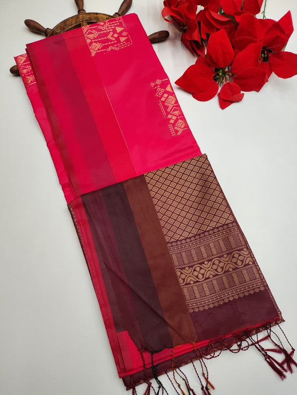 Luxury Semi Silk Saree(Diwali sale) SE21