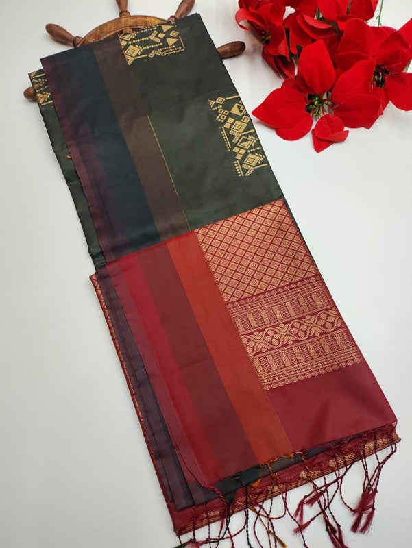 Luxury Semi Silk Saree(Diwali sale) SE25