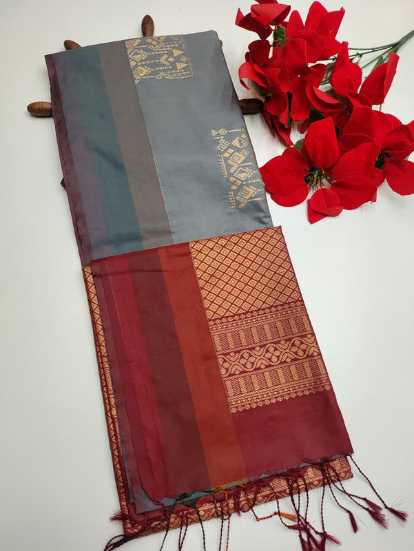 Luxury Semi Silk Saree(Diwali sale) SE47