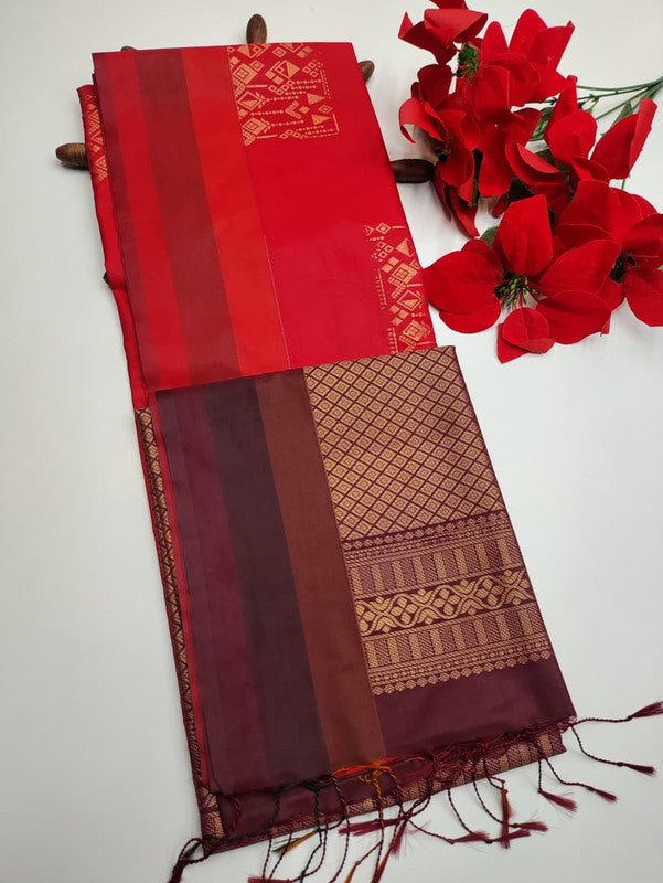 Luxury Semi Silk Saree(Diwali sale) SE48