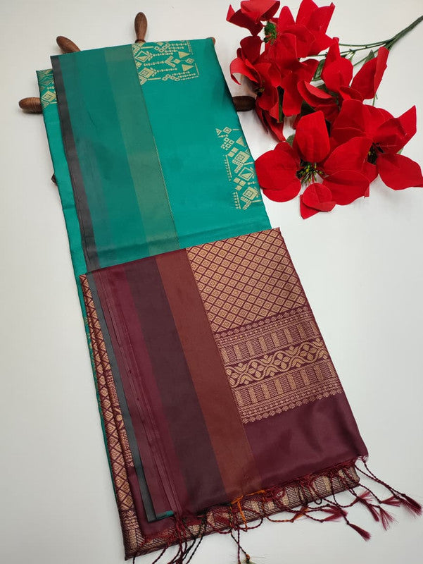 Luxury Semi Silk Saree(Diwali sale) SE51