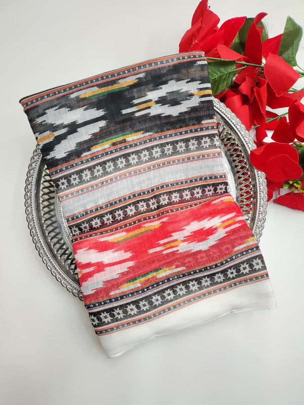 White Leaf Saree (Diwali sale) WF29