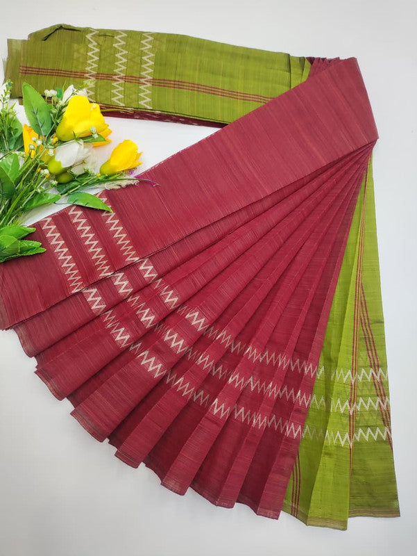 Dyed Cotton Saree(Diwali Sale) DC09