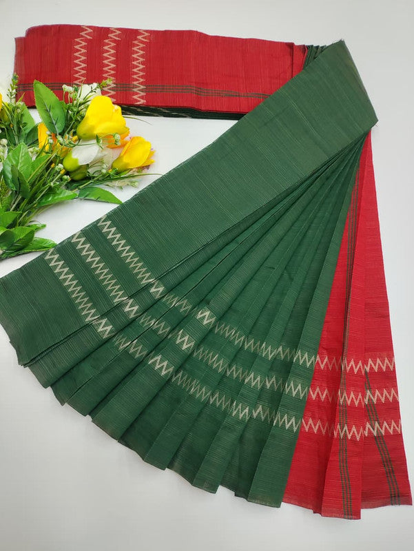 Dyed Cotton Saree(Diwali Sale) DC13
